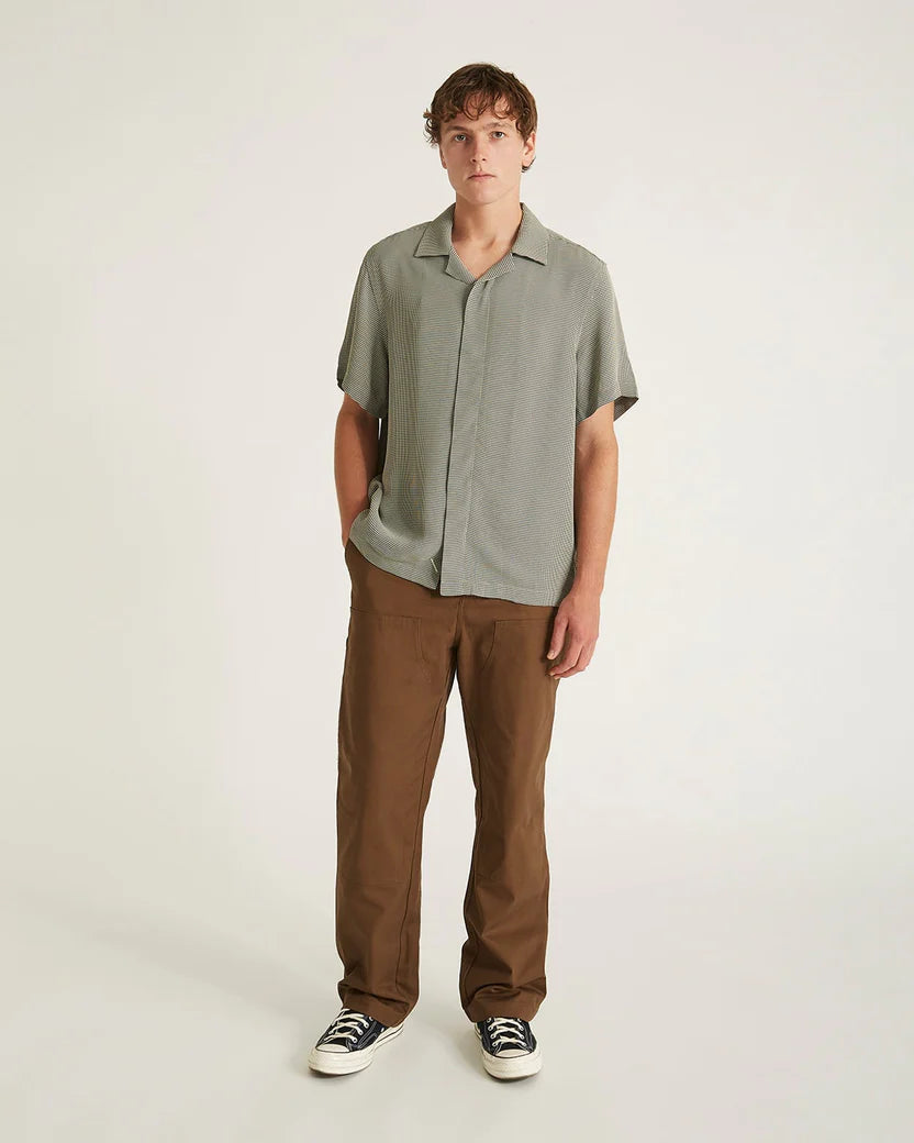 York Mini Houndstooth Short Sleeve Shirt