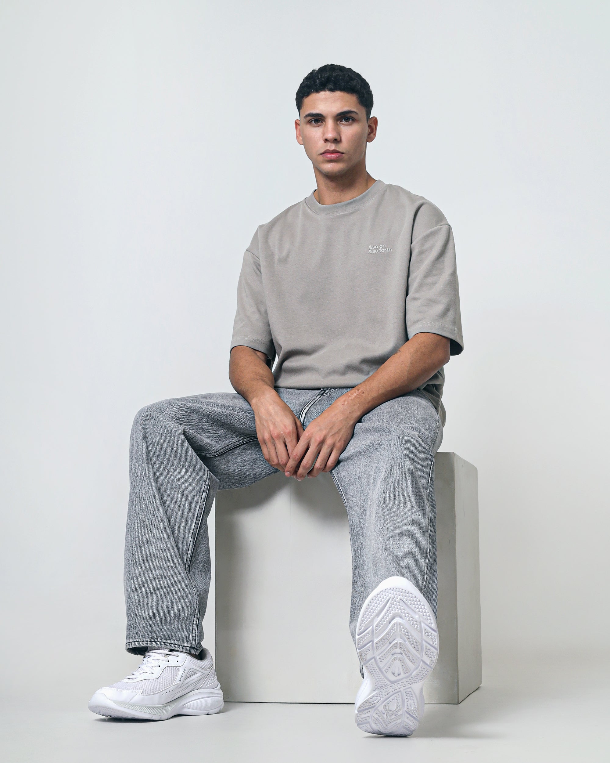 Oversize Tees - Dust Khaki