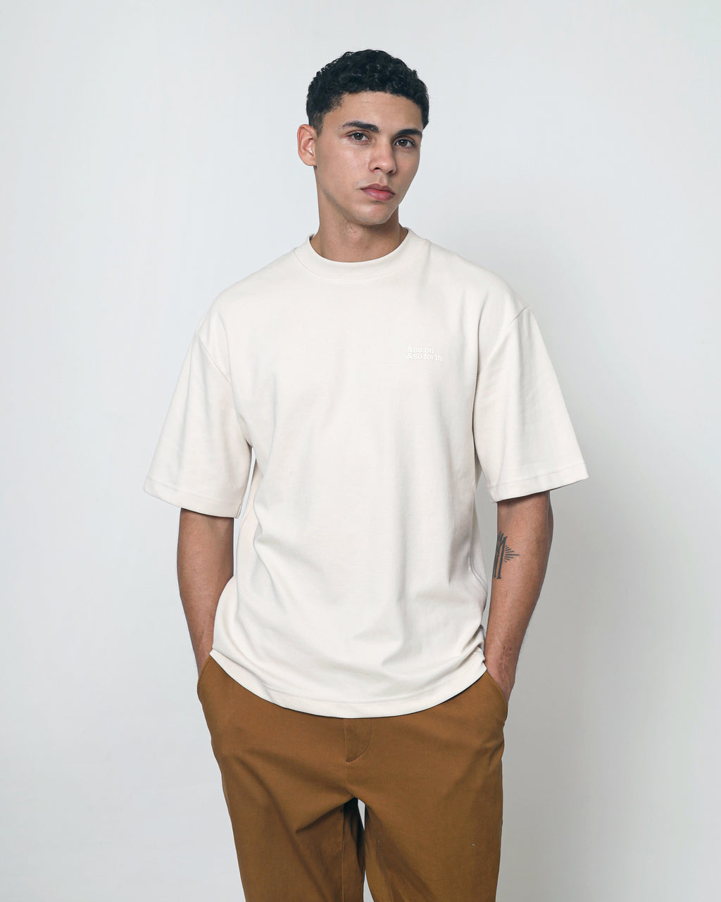 Oversize Tees - Soft Cream