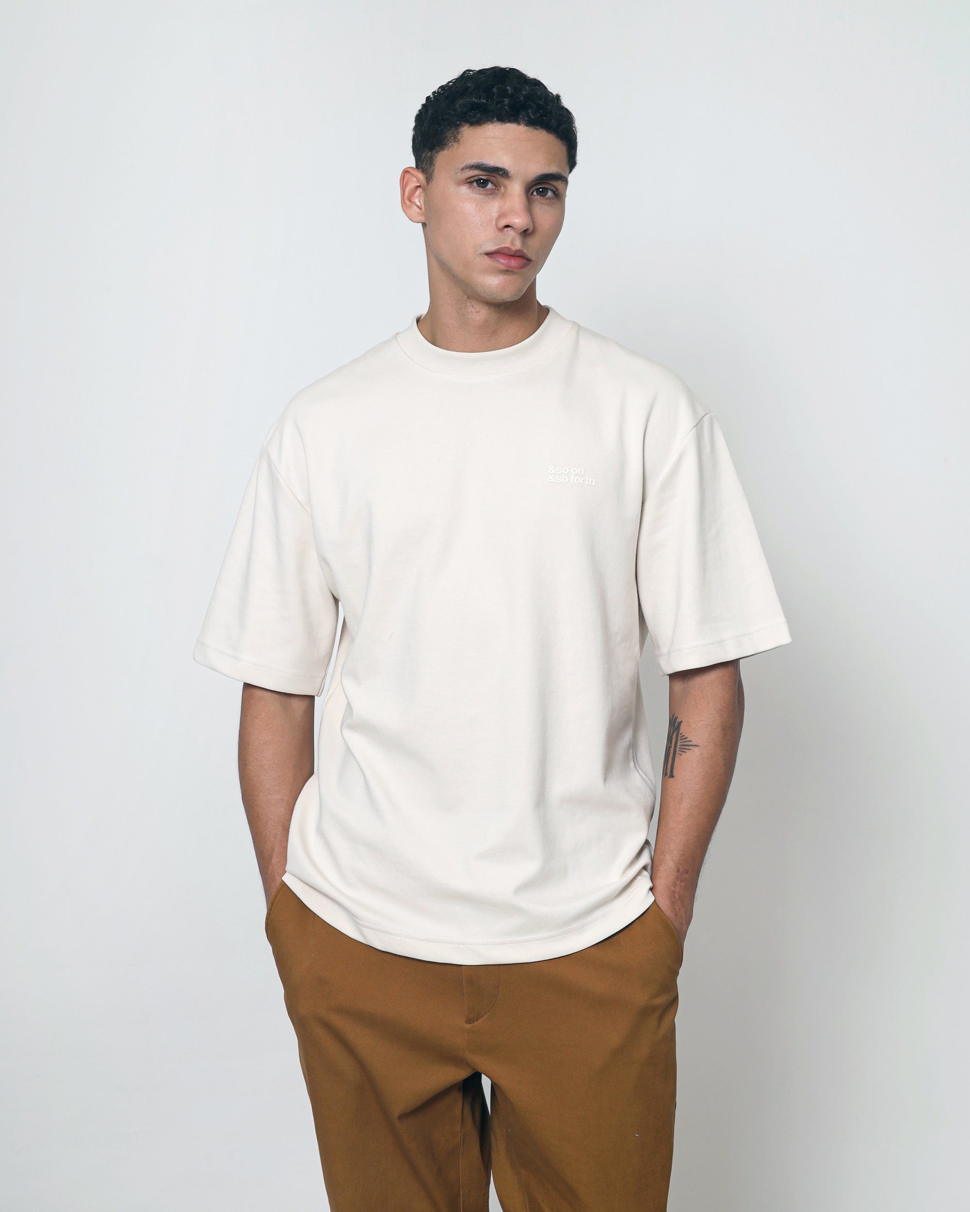 Oversize Tees - Soft Cream