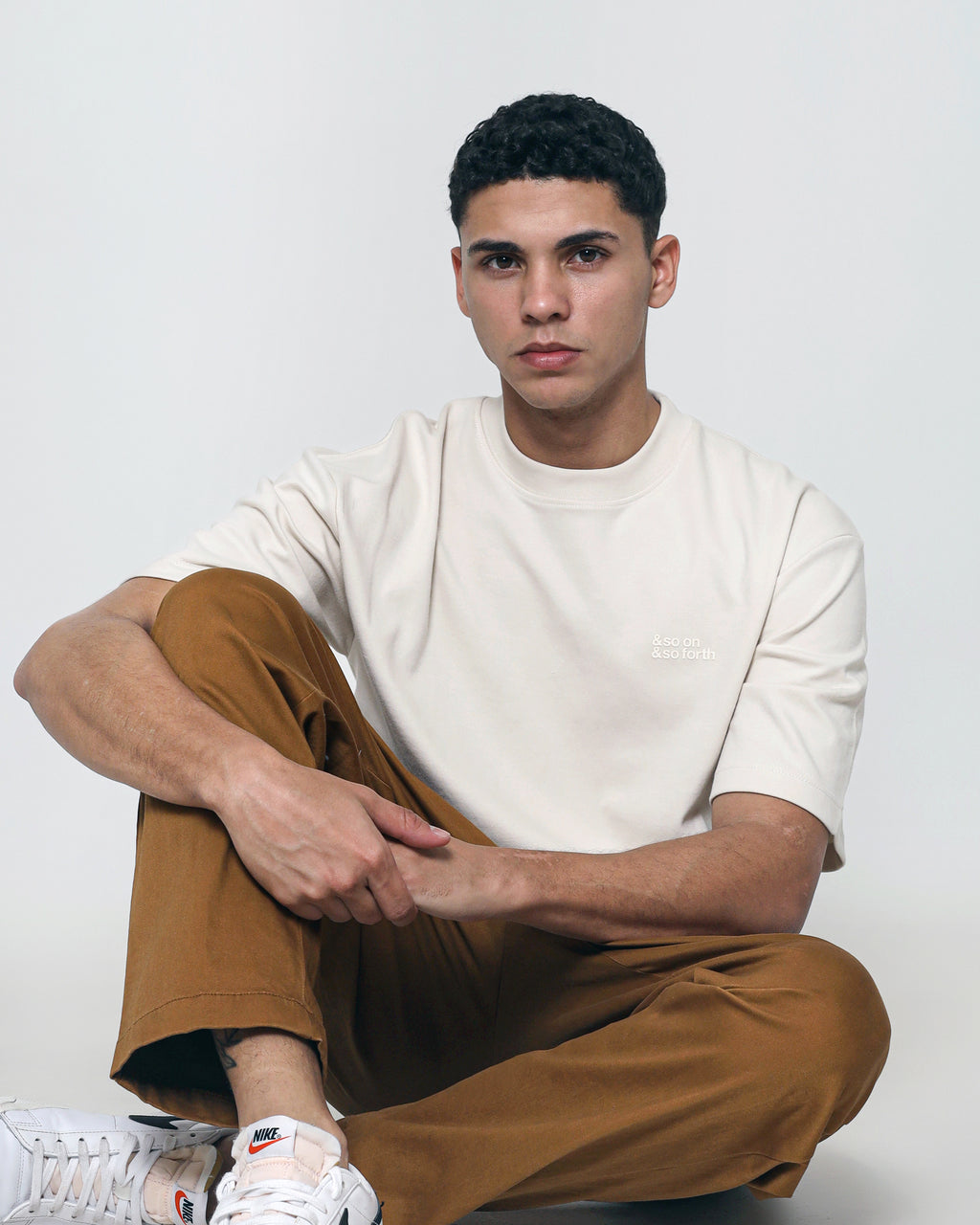 Oversize Tees - Soft Cream