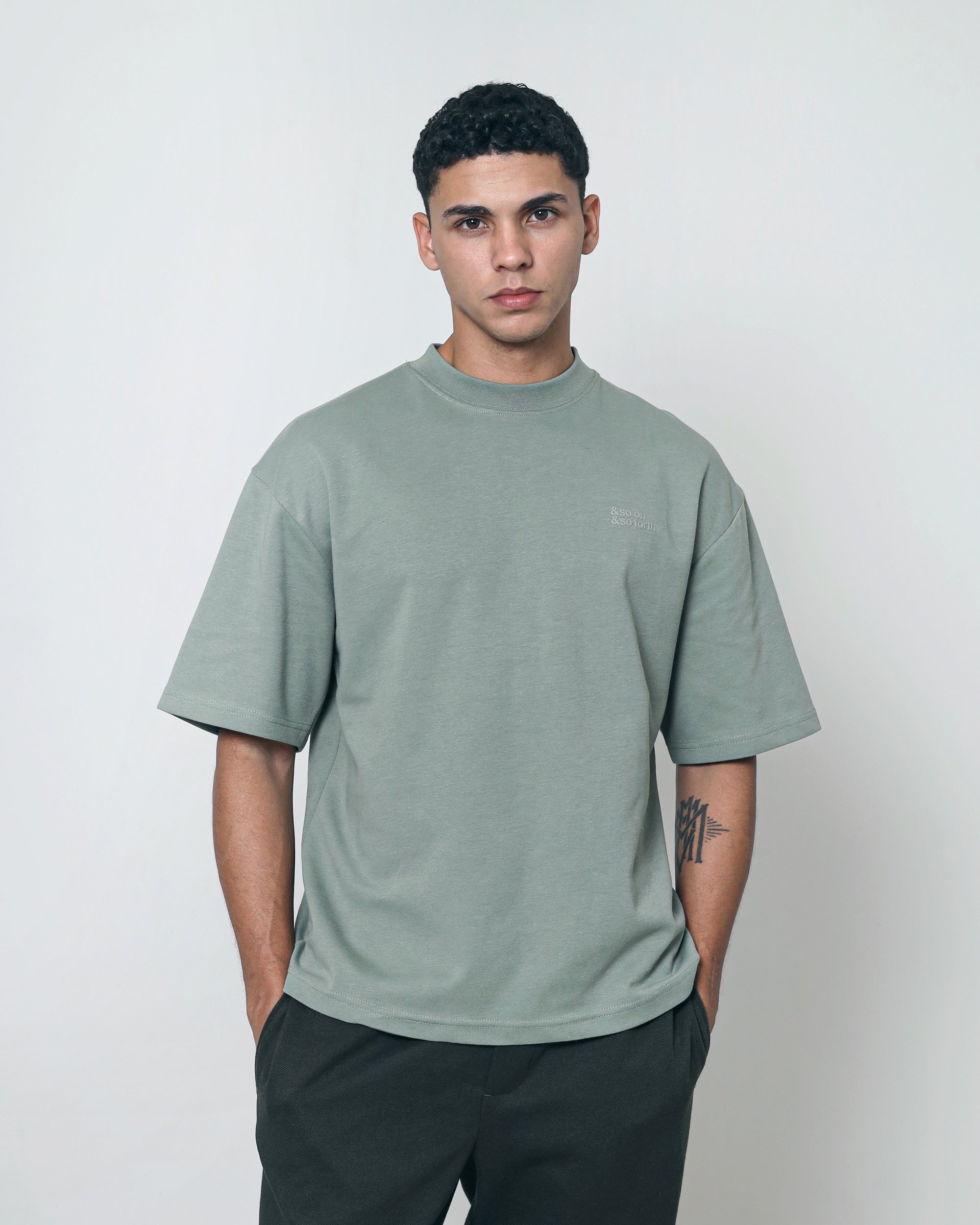 Oversize Tees - Fade Green